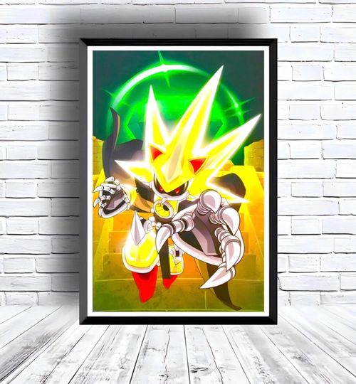 Sonic the Hedgehog Poster for bedroom decor, party decor, game room decor