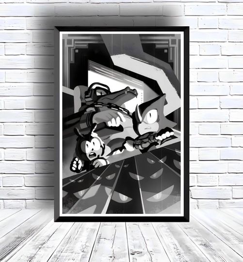 Sonic the Hedgehog Poster for bedroom decor, party decor, game room decor