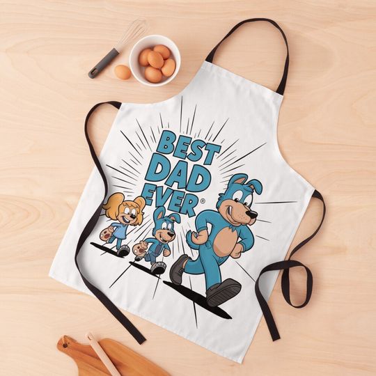 Best Dad Ever BlueyDad Apron