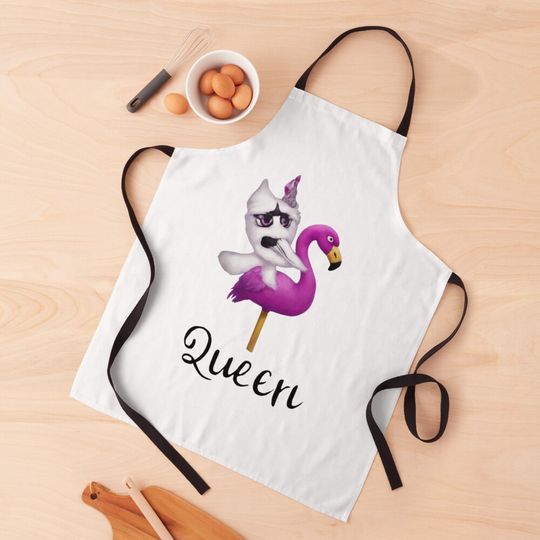 Muffin, The Flamingo Queen Apron