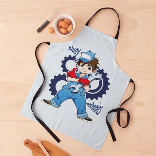 BlueyDad mechanics Premium    Apron