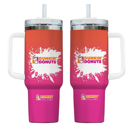 Dunkin Donuts Drink Tumbler, Coffee Lover Stainless Tumbler, Just Donut 40oz Tumbler, Dunkie Junkie Steel Tumbler, Donut Coffee Tumbler