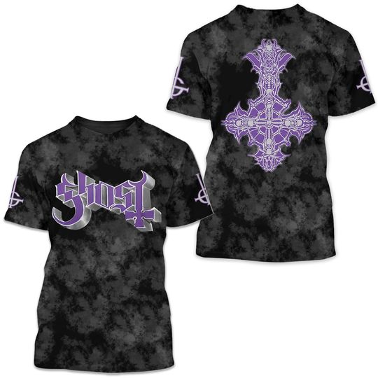 Ghost 2025 Tour 3D T-Shirt – Must-Have for True Rock Metal Fans