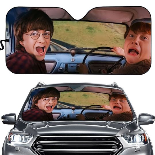 Harry Potter Car Auto Sun Shade Auto Accessories, Harry Potter Car Sunshade, Car Windshield Sunshade, Car Accessories, Sun Visor Car