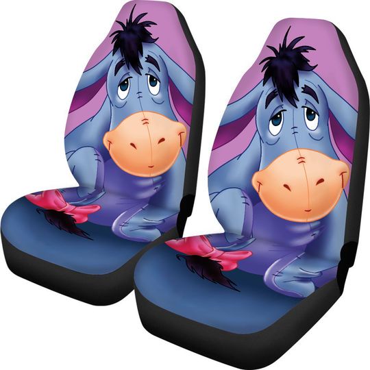 Eeyore Sad Face Winnie The Pooh Car Seat Covers, Disney Car Seat Covers, Car Seat Protector, Car Seat Cover