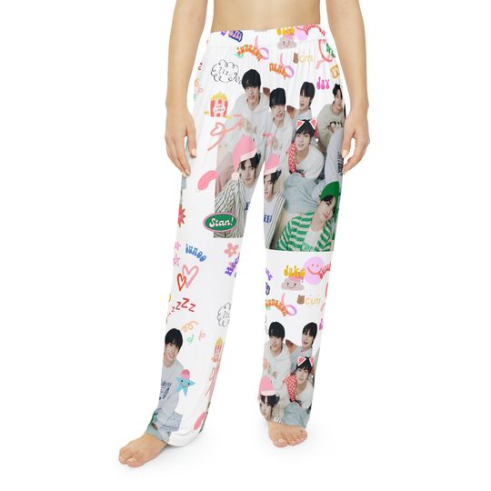 Enhypen inspired  Womens Pajama Pants, kpop pajama pants