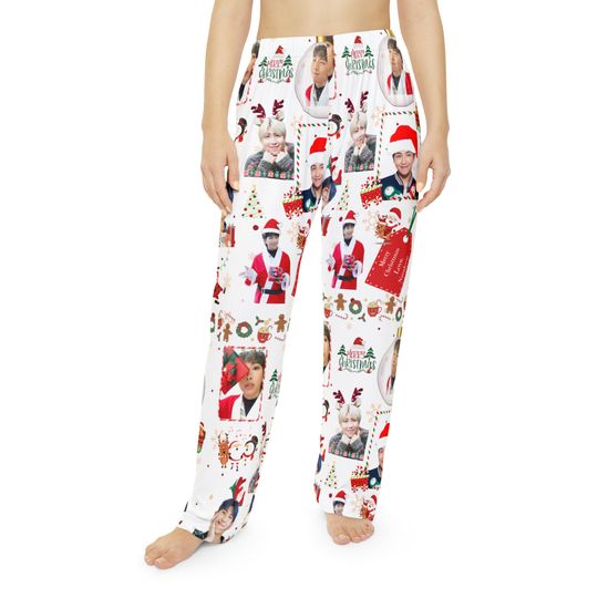 BTS Inspired Namjoon Christmas Women's Pajama Pants