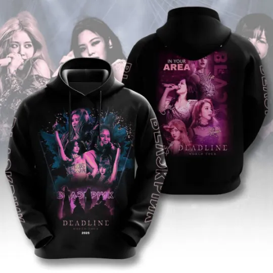 Blackpink 3D Hoodie World Tour 2025