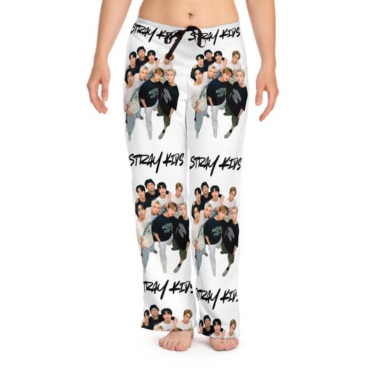 Stray Kids Women's Pajama Pants, Kpop Pajama, SKZ Pajama Bottoms, Han, Hyunjin, Bang Chan