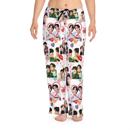 BTS Vmin Valentines Day Womens Pajama Pants