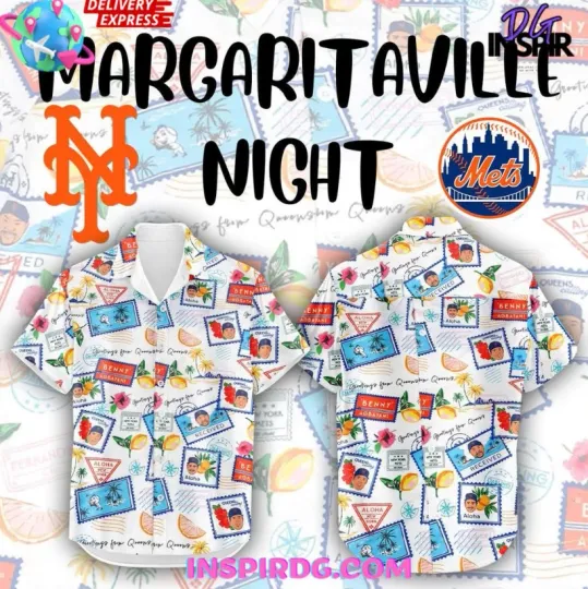 New York Met Margaritaville Hawaiian Shirt 2025