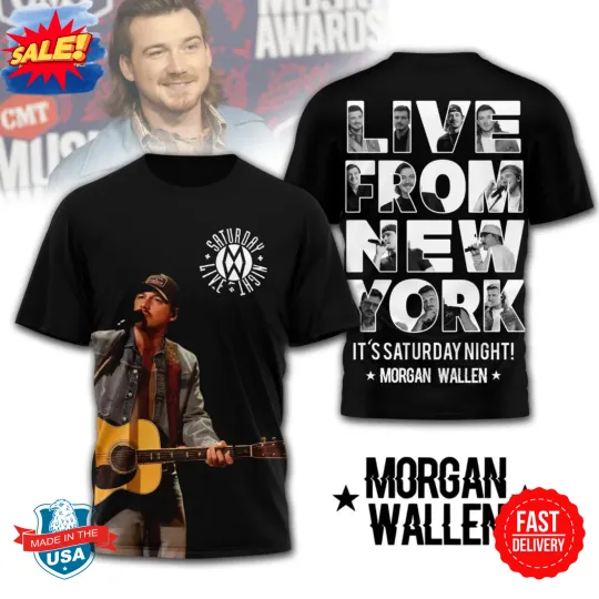 Wallen Western Live From New York 3D T-Shirt