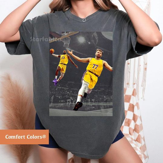 Luka Doncic x LeBron James Comfort Colors Shirt
