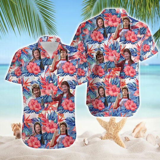Joe Dirt Merica Hawaiian Shirt, 4Th Of July Hawaii Shirt, Joe Dirt America Shirt, Fourth Of July, Summer Beach Hawaiian, Happy 4Th Of July
