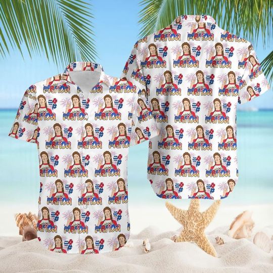 Joe Dirt Merica Hawaiian Shirt - 4th of July Summer Beach Shirt