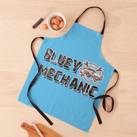 BlueyDad Mechanic Awesome Design Apron
