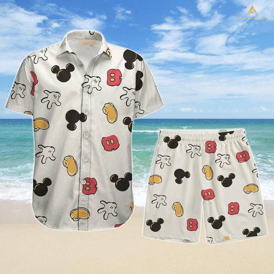 Disney Mickey Button Shirt, Mickey And Friends Shirt And Shorts, Funny Mickey Mouse Shirt, Disneyland Trip Shirt For Him, Magic Kingdom