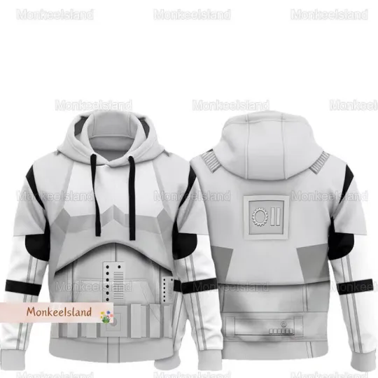 Halloween Stormtrooper Cosplay 3D HOODIE MOTHER DAY GIFT ALL OVER PRINT US SIZE