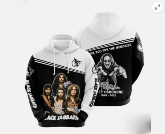 Black Sabbath Ozzy Osbourne 3D Hoodie For Hoodie 3d - all printed
