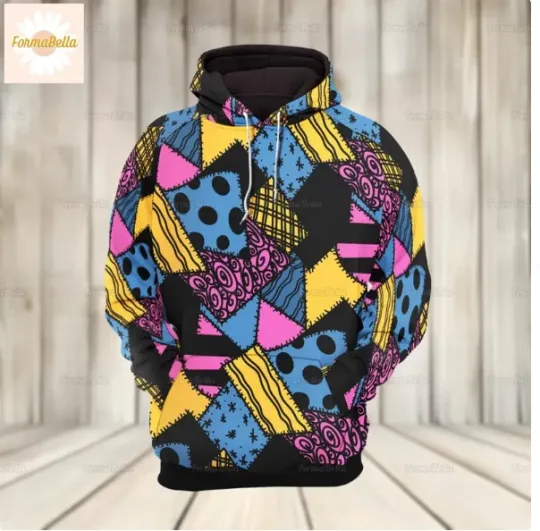 Halloween Sally Costume 3D HOODIE HALLOWEEN GIFT BEST PRICE OVER PRINT US SIZE