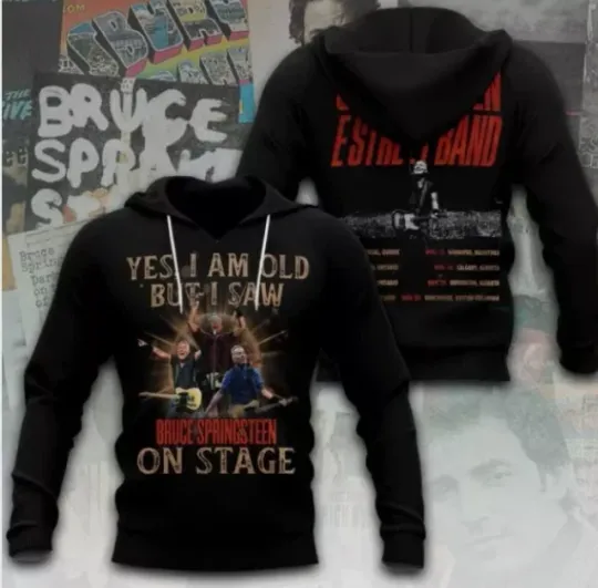 Bruce Springsteen 3D All Over Print Hoodie 3D