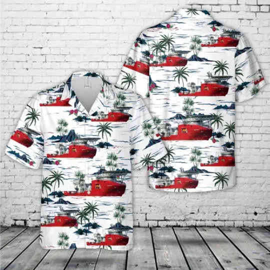 Australian Border Force Ocean Shield Hawaiian Shirt