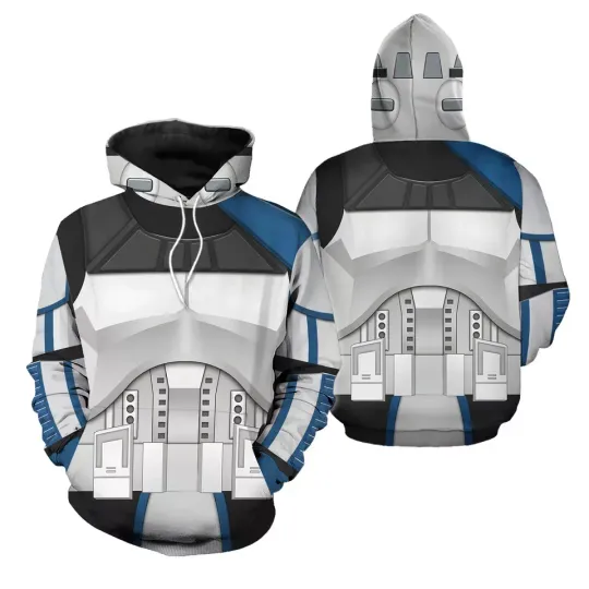 BG Captain Rex Captain 3D Hoodie Joggers Sets