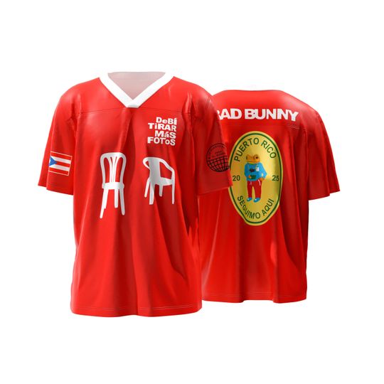 Bad Bunny Jersey, Black Short Sleeve Football Jersey, Debi Tirar Mas Fotos, Short Sleeve Jersey