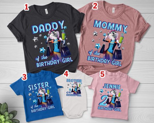 Sing Movie Shirt, Custom Sing Porscha Shirt, Sing Pig Birthday Shirt, Sing Family Shirt, Sing Party Shirt, Birthday Boy and Girl