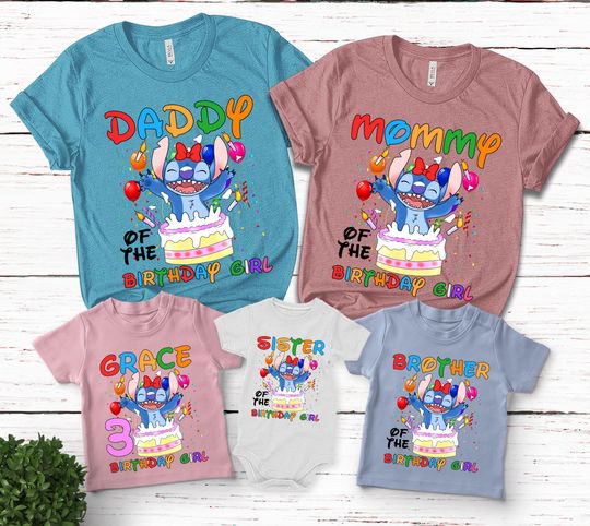 Stitch Birthday Tee, It's My Birthday T-shirt, Stitch Shirt, Disney Birthday Shirt, Stitch Party Shirt, Disney Birthday Squad Shirts