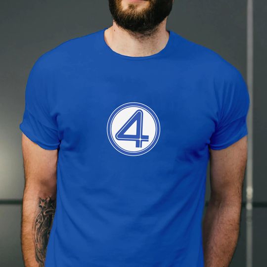 Fantastic Four Halloween Costume Shirt, Marvel Fantastic Four First Steps Shirt, Marvel Superhero Fantastic 4 Tee, Fantastic Four Logo Shirt