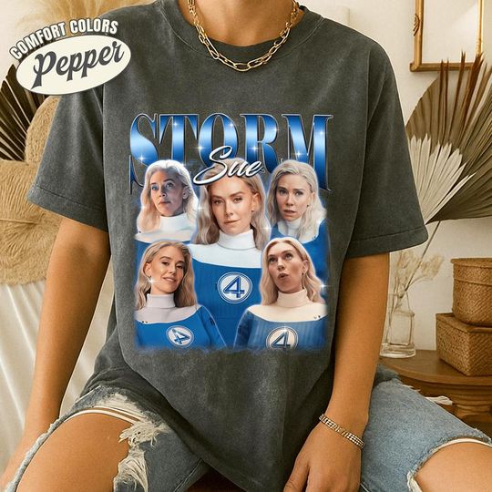 Sue Storm Fantastic Four First Steps Shirt, Invisible Woman Shirt, Vanessa Kirby The Fantastic Four, Avengers Superhero Gift
