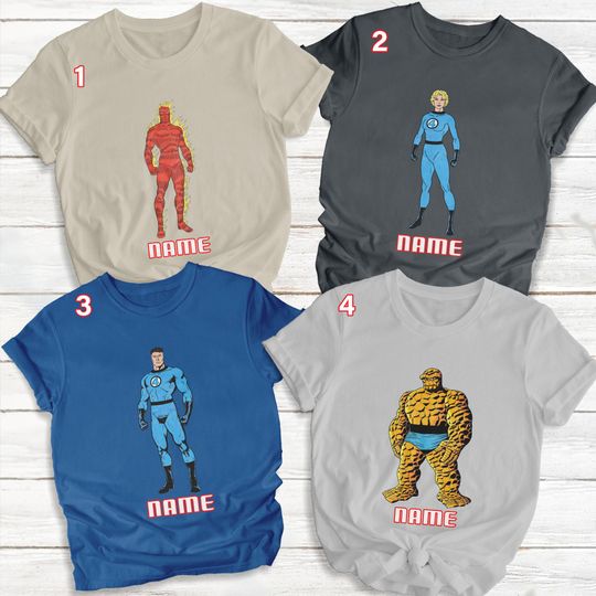 Fantastic Four First Steps Shirt, Fantastic Four Super Heroes Shirt, Fantastic Four Matching Shirt, Disney Family Vacation Shirt