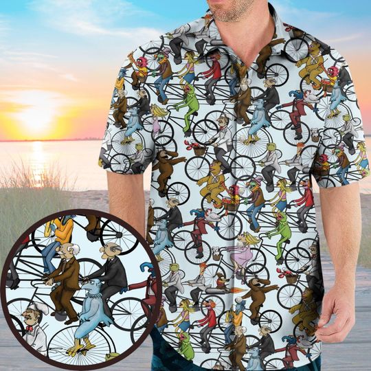The Muppet Movie Hawaiian Shirt, Muppets Movie Shirt, K the frog Shirt, Miss Piggy Shirt, Muppets Merch, Muppets Characters Shirt