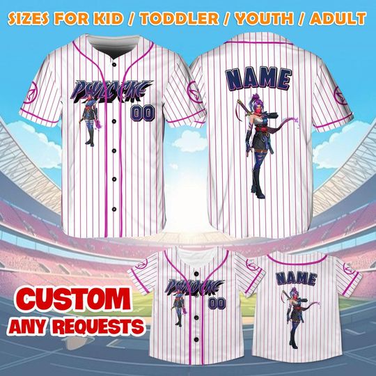 Marvel Rivals Psylocke Jersey Shirt, Marvel Baseball Jersey, X-Men Psylocke Cosplay, Marvel Birthday Shirt, Marvel Trip Shirt