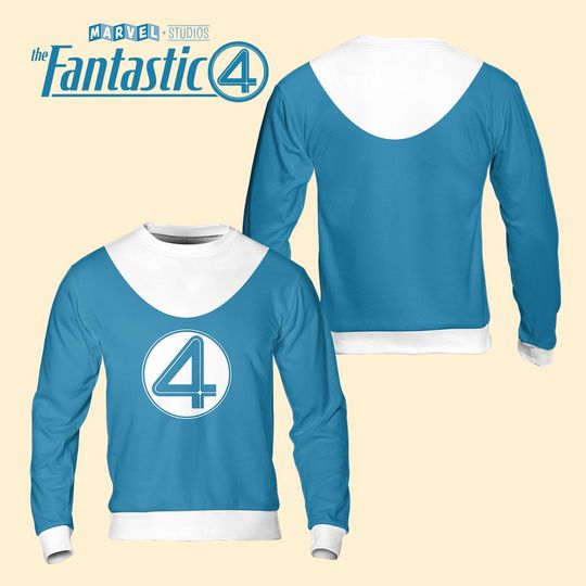 Marvel Fantastic Four 2025 Sweatshirt, The Fantastic Four First Steps Marvel Shirt, Reed Richards Sweater, Fantastic Four Movie Costumes