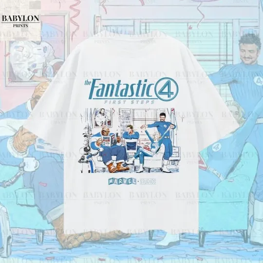 Fantastic Four T-Shirt - Marvel Superhero First Steps Shirt