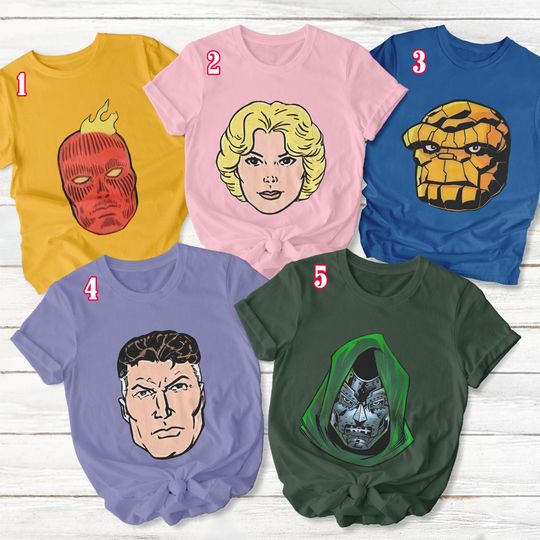 Fantastic Four First Steps Shirt, Fantastic Four Comics Shirt, Fantastic Four Matching Shirt, Disney Family Vacation Shirt