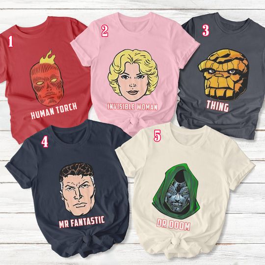 Fantastic Four First Steps Shirt, Disney Fantastic Four shirt, Vintage Fantastic Four Shirt, Marvel Matching Family Shirt