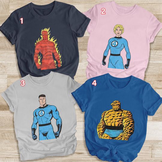 Fantastic Four First Steps Shirt, Fantastic Four Comics Shirt, Fantastic Four Super Heroes Shirt, Marvel Matching Family Shirt