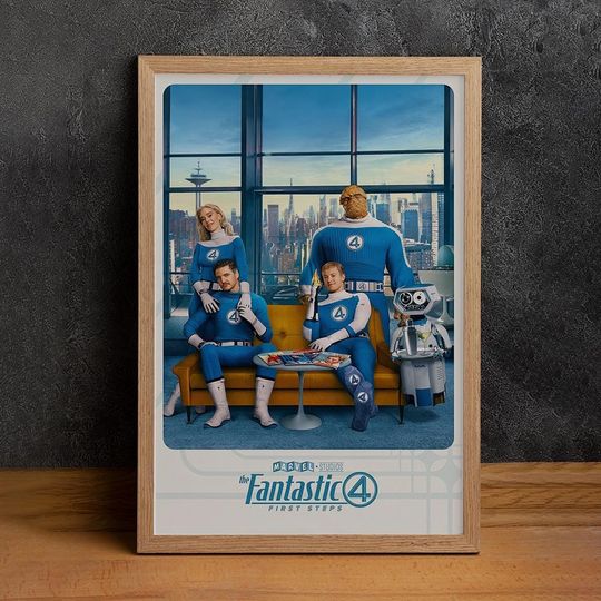 THE FANTASTIC FOUR Movie Poster, Wall Art, Classic Film Collectible, Home Decor