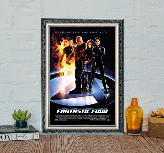 Fantastic Four Movie Poster - Classic Superhero Print (2005)