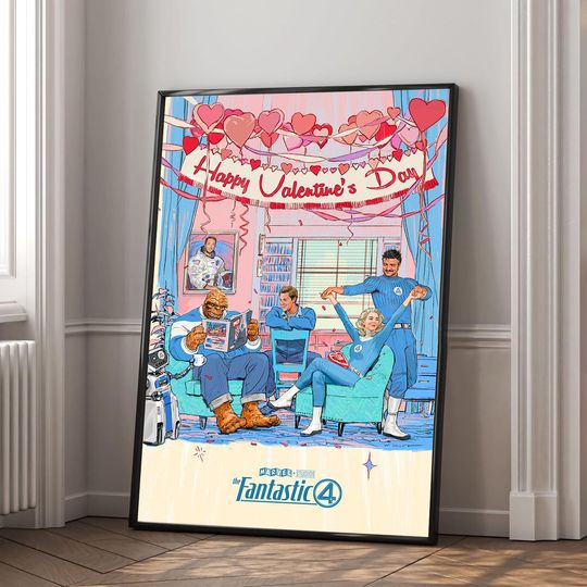 The Fantastic Four First Steps Movie Poster | Premium Matte Vertical Print | Wall Art for Living Room Decor