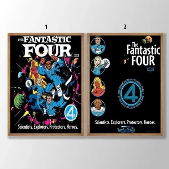 Fantastic Four First Steps Premium Matte Vertical Poster - 2025