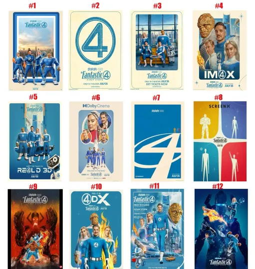 The Fantastic Four: First Steps Premium Matte Poster