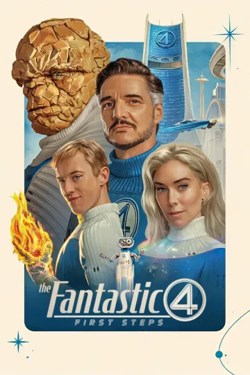 2025 The Fantastic Four First Steps Movie Poster