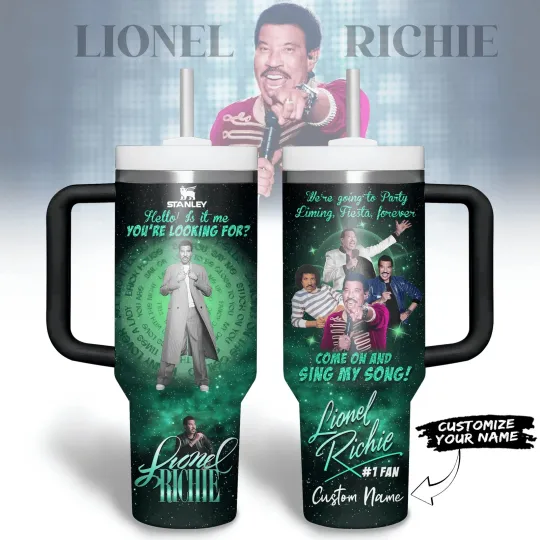 Lionel Richie Music Tumbler 40oz With Handle