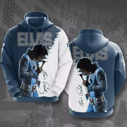 Elvis Presley Hoodie Elvis Presley 3D Hoodie  Hoodie 3d - all printed