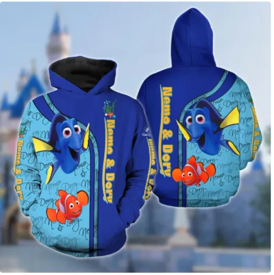 Finding Nemo 3D HOODIE HALLOWEEN GIFT CHRISTMAS GIFT OVER PRINT BEST PRICE