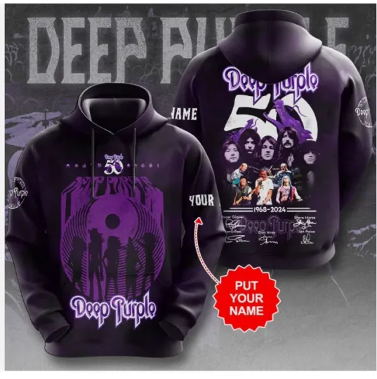 Hot Deep Purple 3D Hoodie, Perfect for Hoodie 3d - all printed, hot 2025